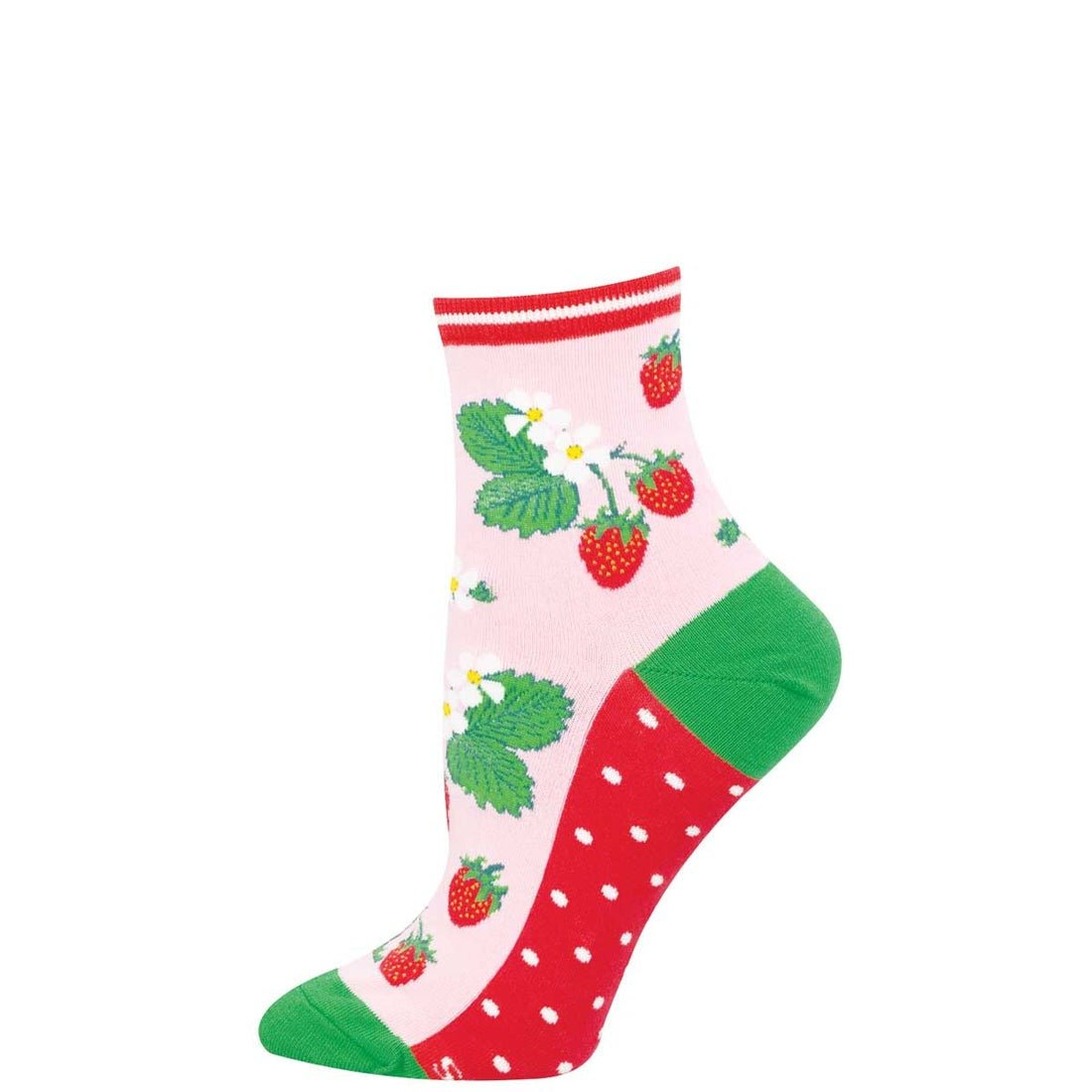 Strawberry Threads | Women | Pink - socks - Socksmith