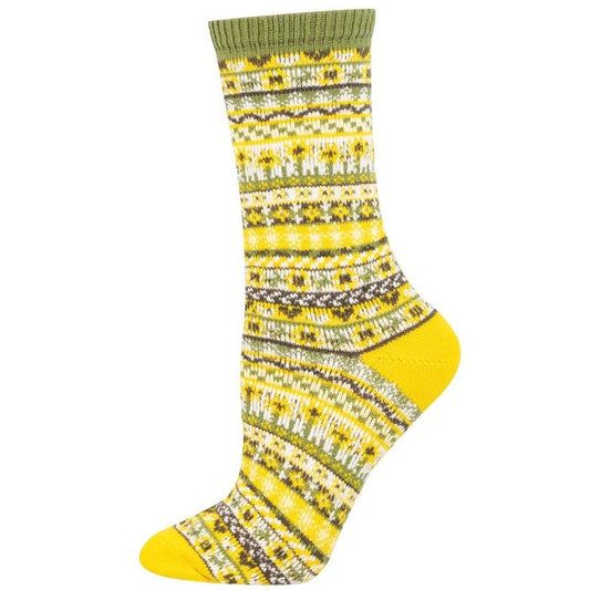 Sunflower | Women | Yellow - socks - Socksmith
