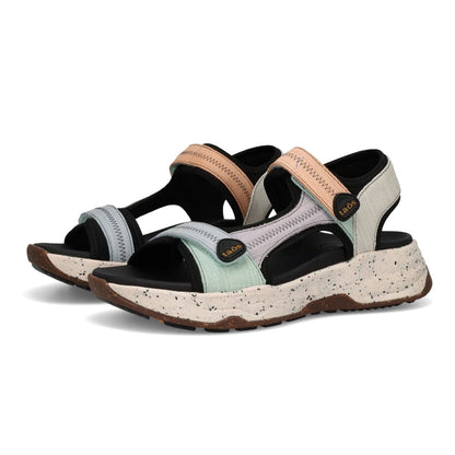 Super Side | Leather/Textile | Retro - sandals - Taos