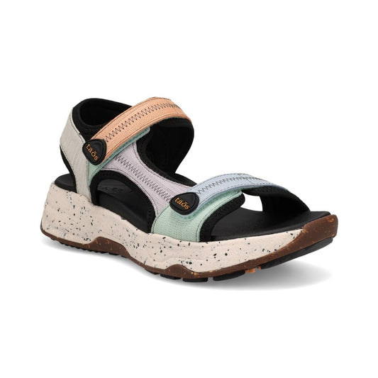 Super Side | Leather/Textile | Retro - sandals - Taos