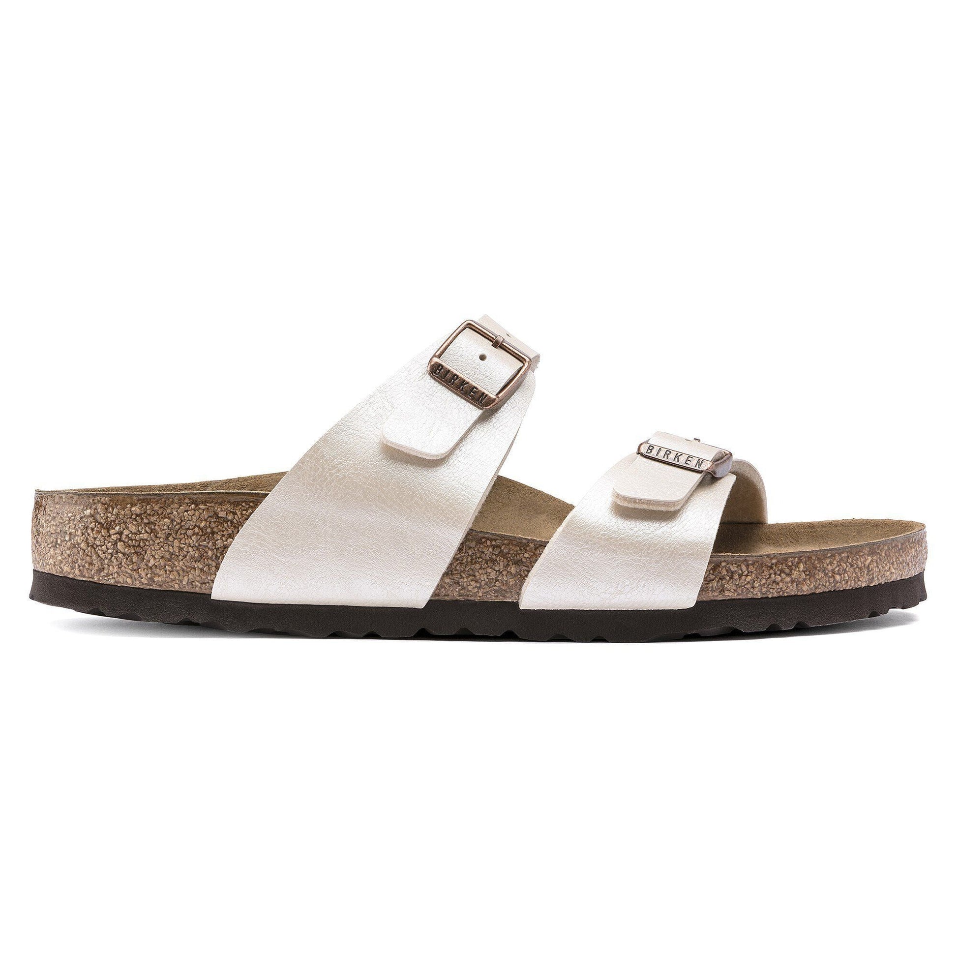 Sydney | Birko - Flor | Graceful Pearl White - sandals - Birkenstock