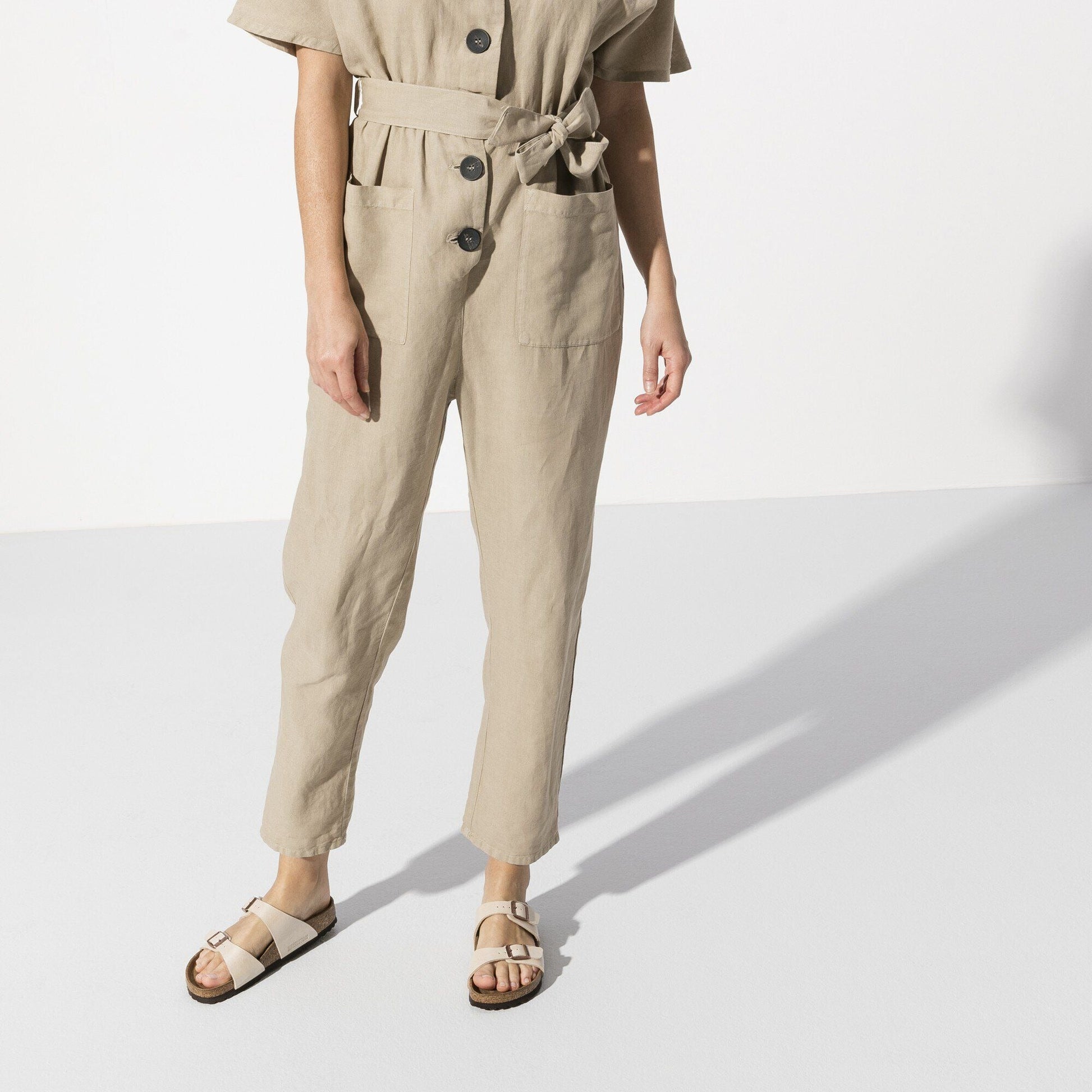 Sydney | Birko - Flor | Graceful Pearl White - sandals - Birkenstock