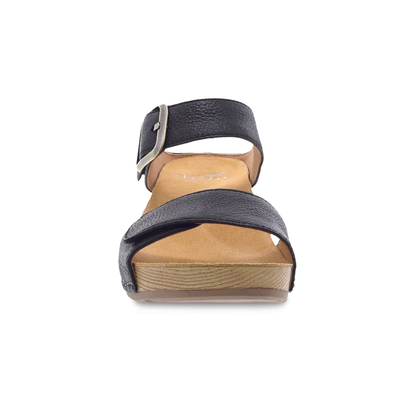 Tanya | Milled Burnished | Black - Wedge - Dansko