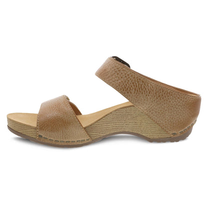 Tanya | Milled Burnished | Tan - sandals - Dansko