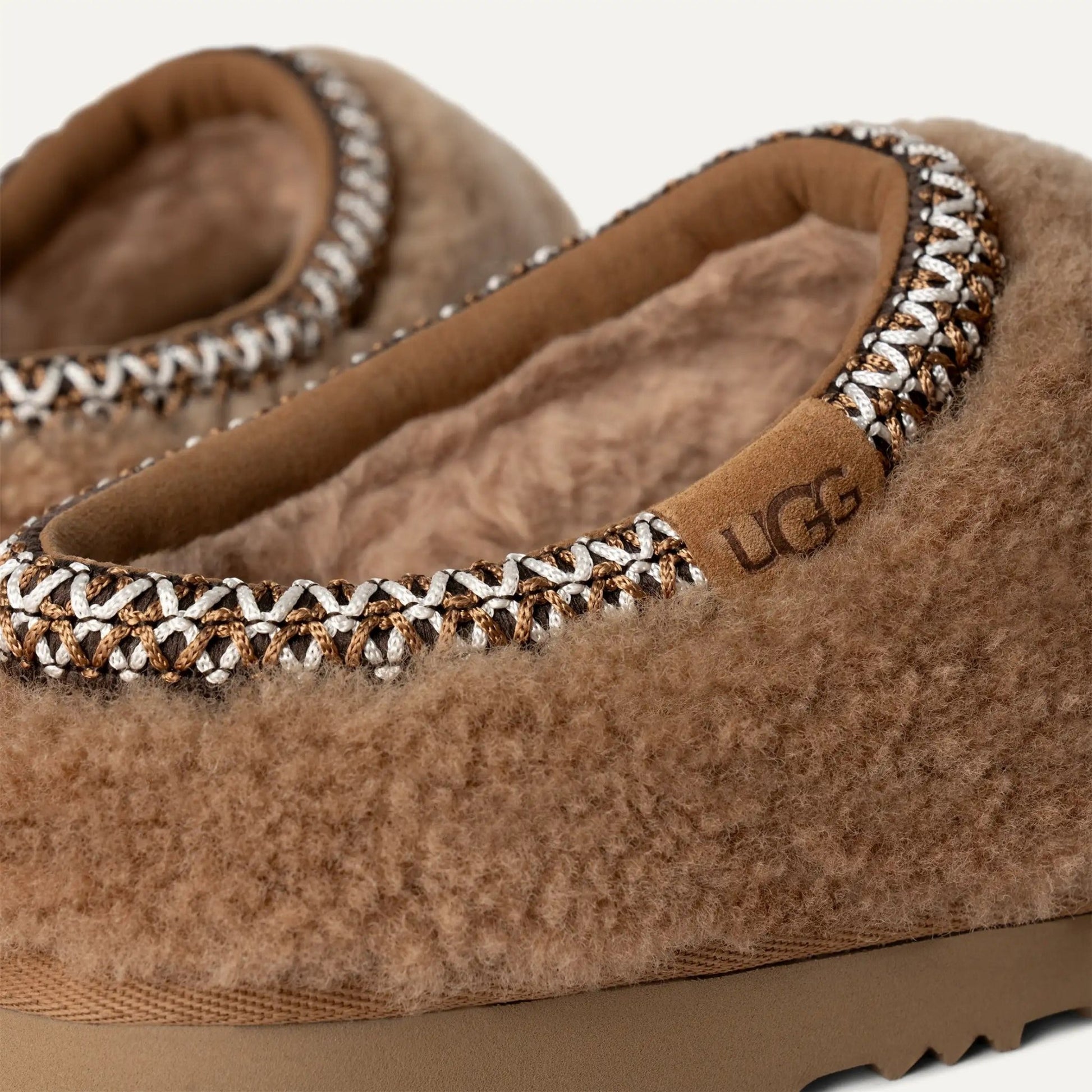 Tasman Maxi Curly | Women | Sheepskin | Chestnut - Slipper - UGG