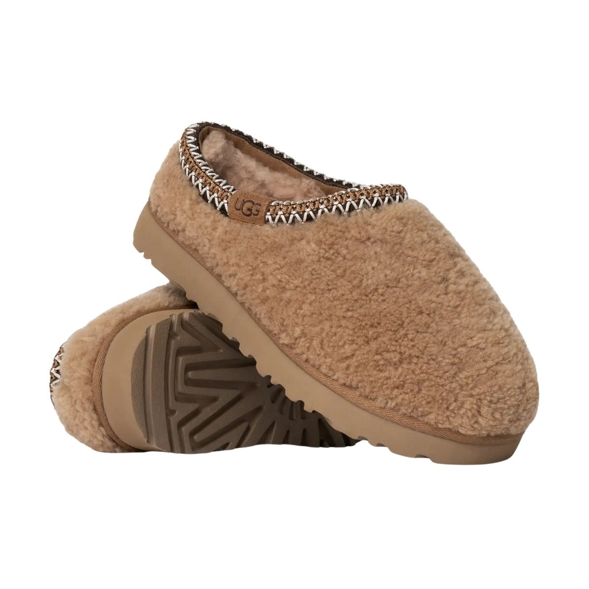 Tasman Maxi Curly | Women | Sheepskin | Chestnut - Slipper - UGG