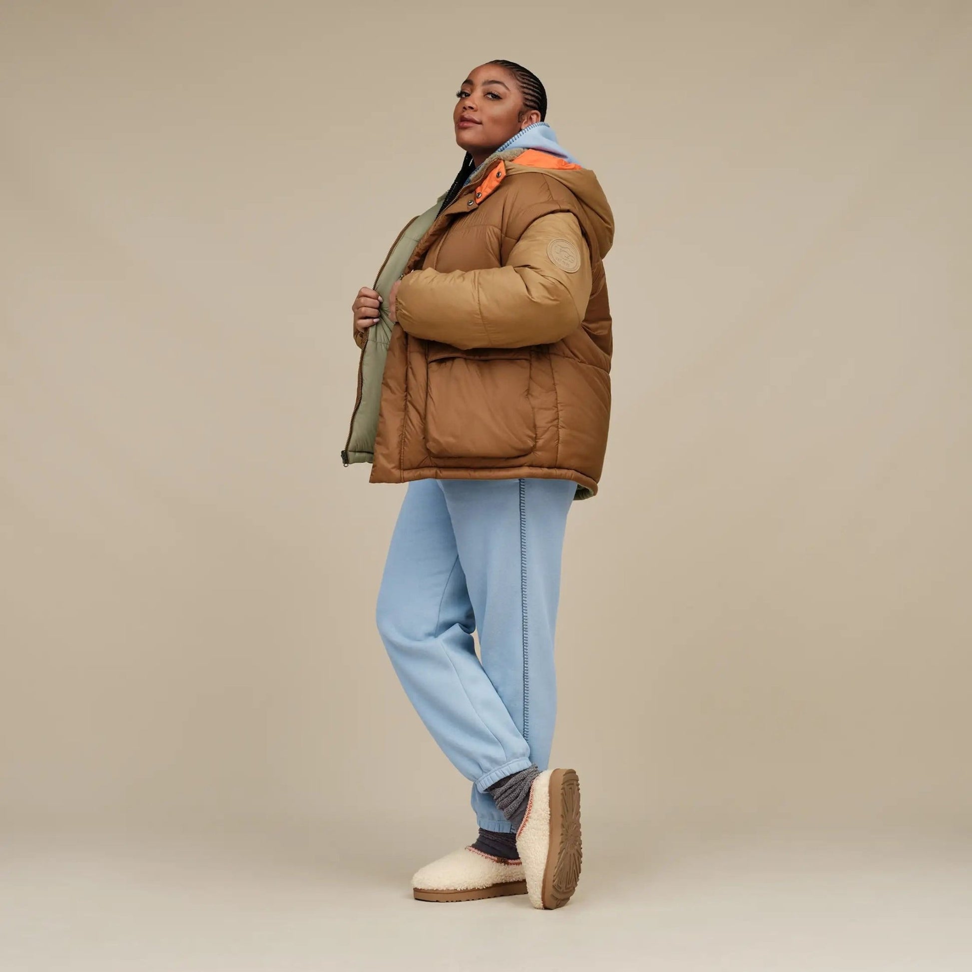 Tasman Maxi Curly | Women | Sheepskin | Natural - Slipper - UGG