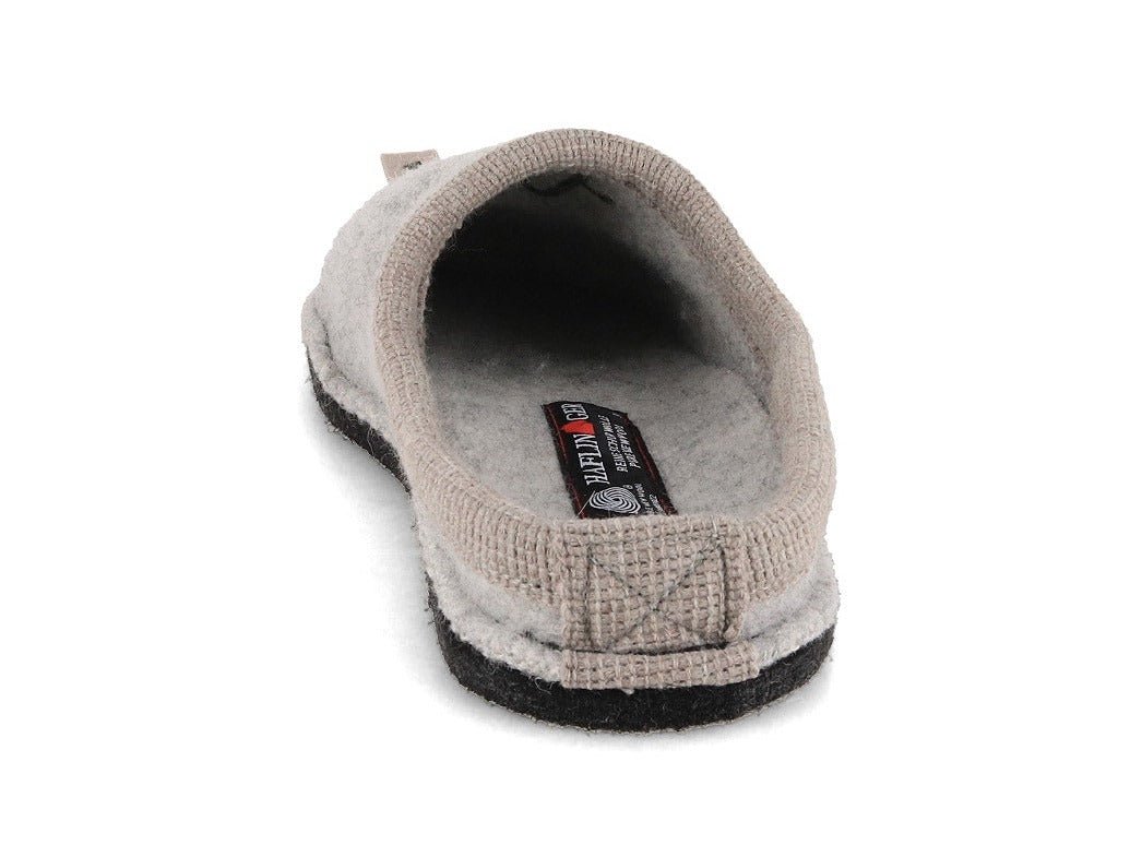 Tea Time | Wool | Silver Grey - Slipper - Haflinger