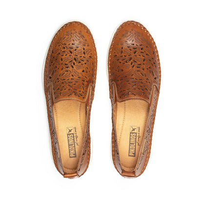 Tenerife Laser Leaf | Leather | Brandy - shoe - Pikolinos