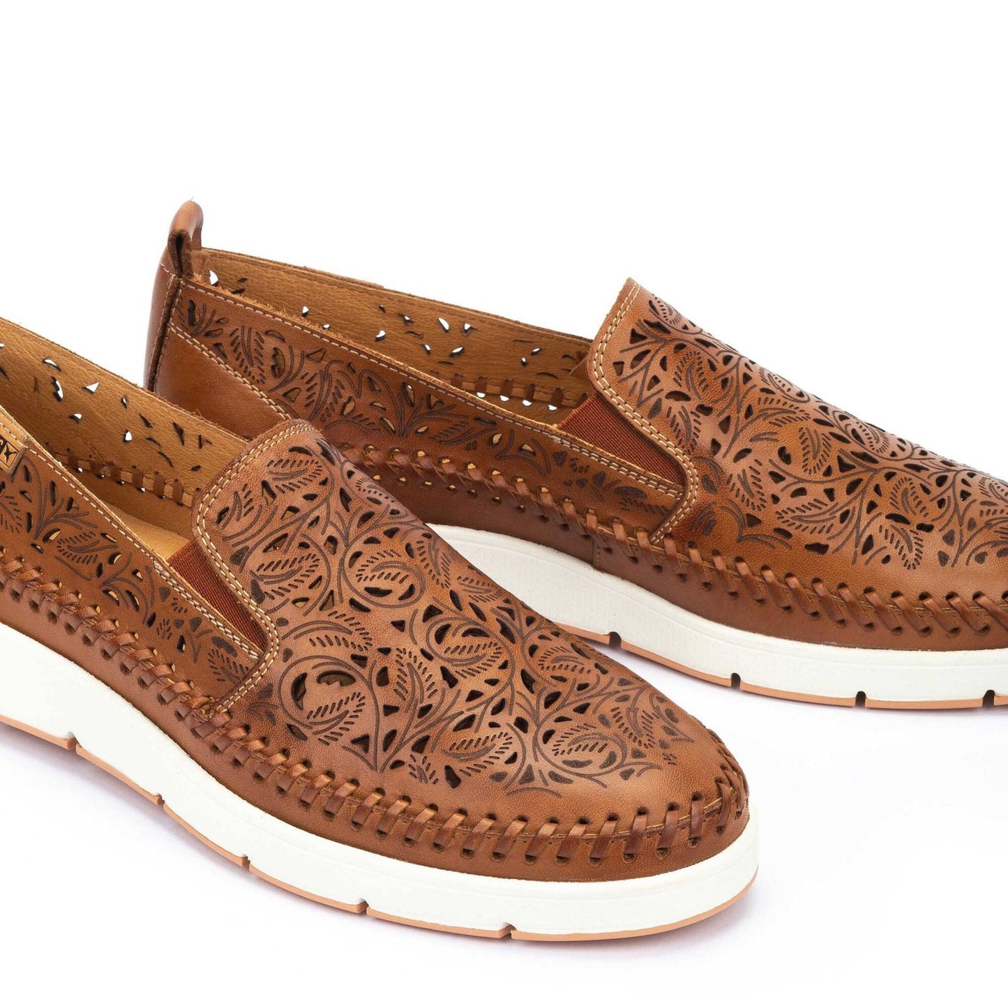 Tenerife Laser Leaf | Leather | Brandy - shoe - Pikolinos