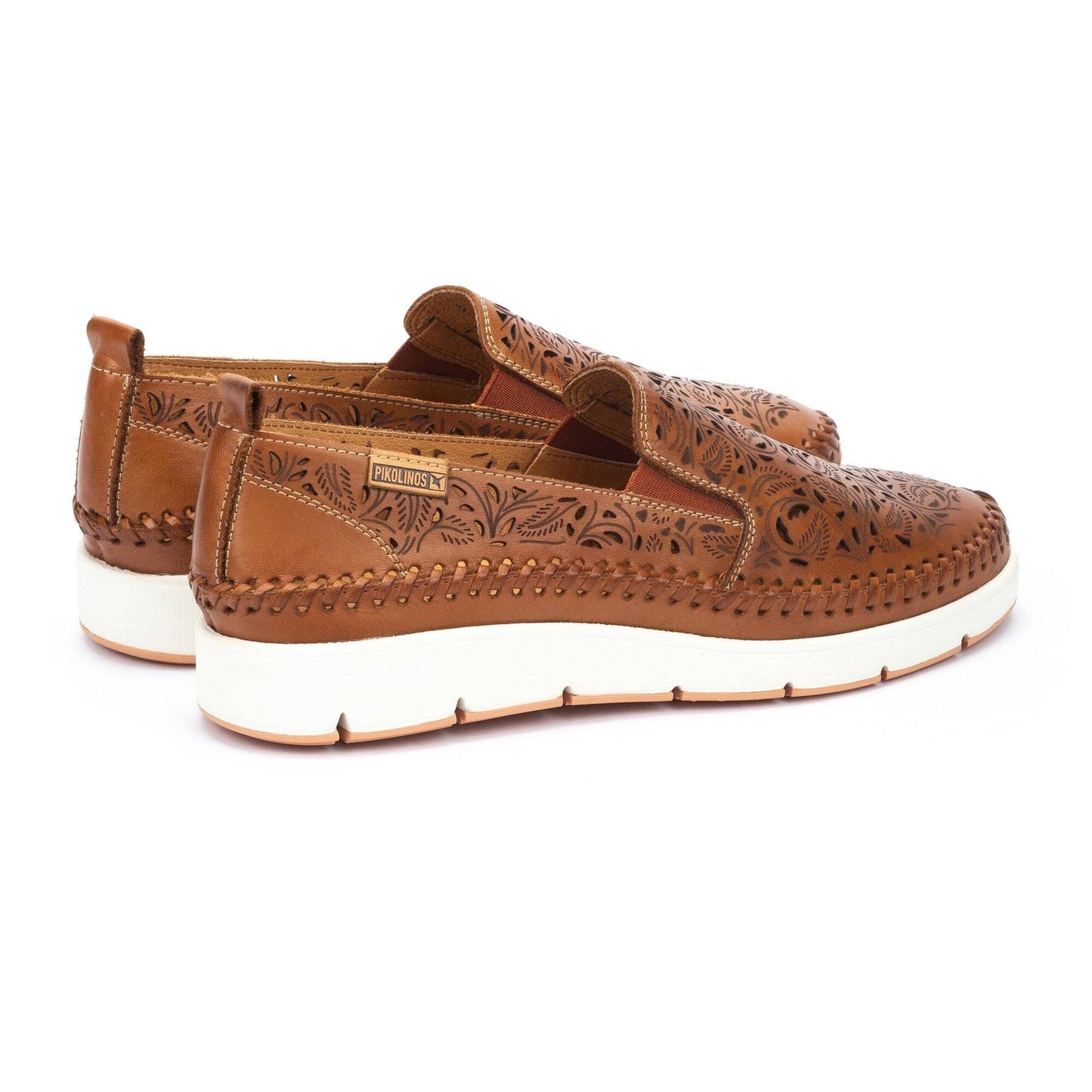 Tenerife Laser Leaf | Leather | Brandy - shoe - Pikolinos