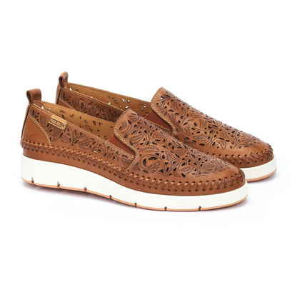 Tenerife Laser Leaf | Leather | Brandy - shoe - Pikolinos