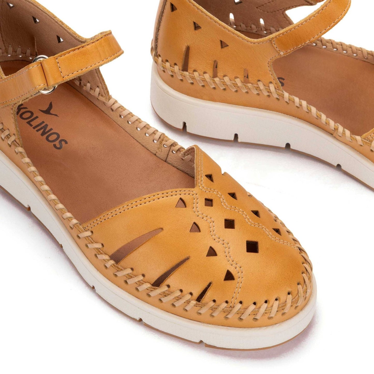 Tenerife Mary Jane | Leather | Vanilla - sandals - Pikolinos