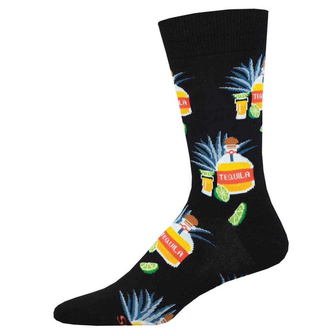 Tequila And Lime | Men | Black - socks - Socksmith
