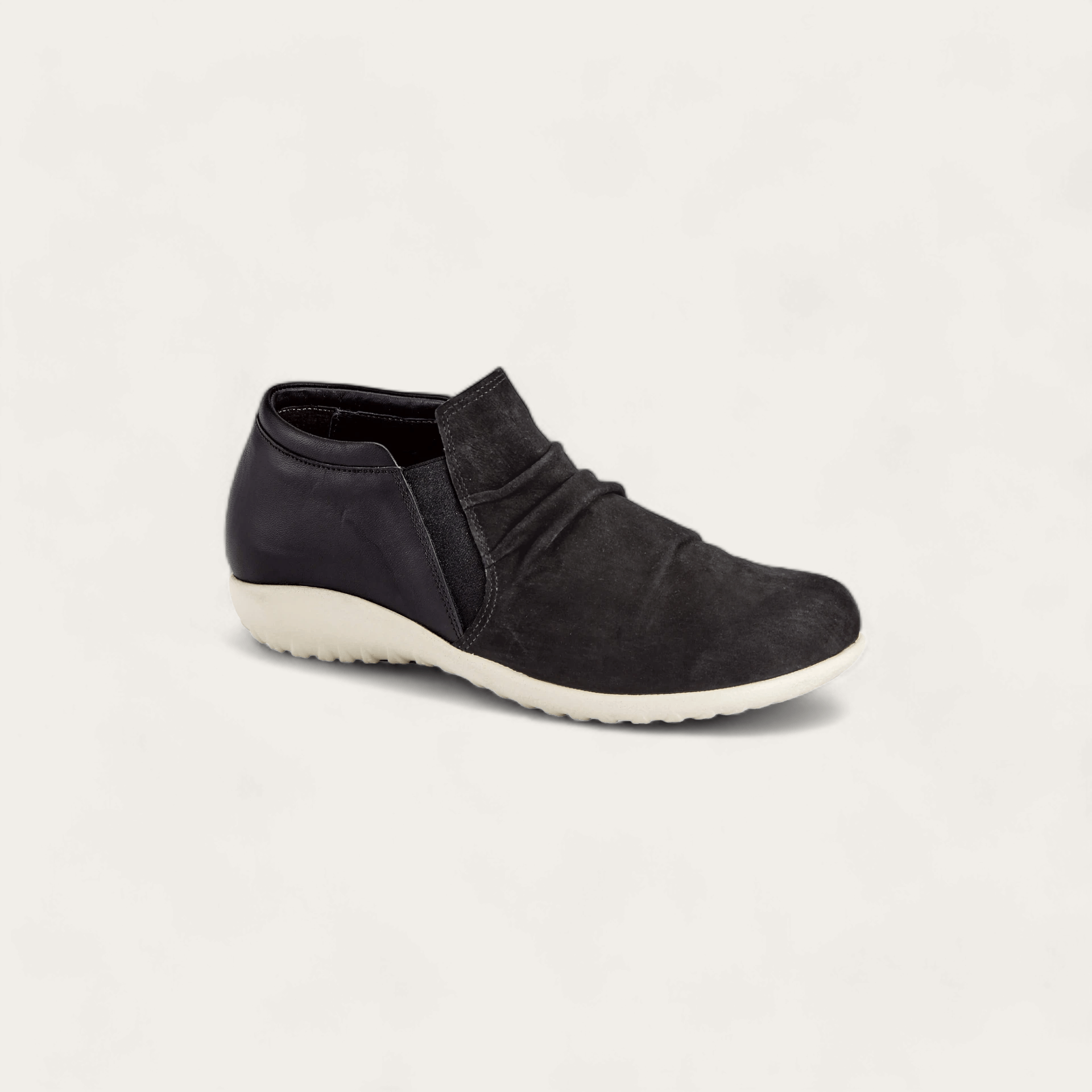 Terehu | Nubuck/Leather | Black Raven - Shoe - Naot