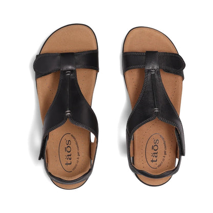 The Show | Leather | Black - sandals - Taos