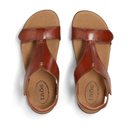 The Show | Leather | Cognac - sandals - Taos