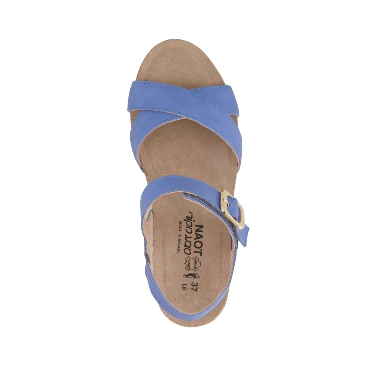 Throne | Leather | Sapphire Blue - Wedge - Naot