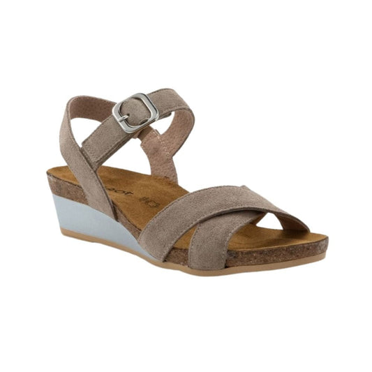 Throne | Suede | Almond - Sandals - Naot