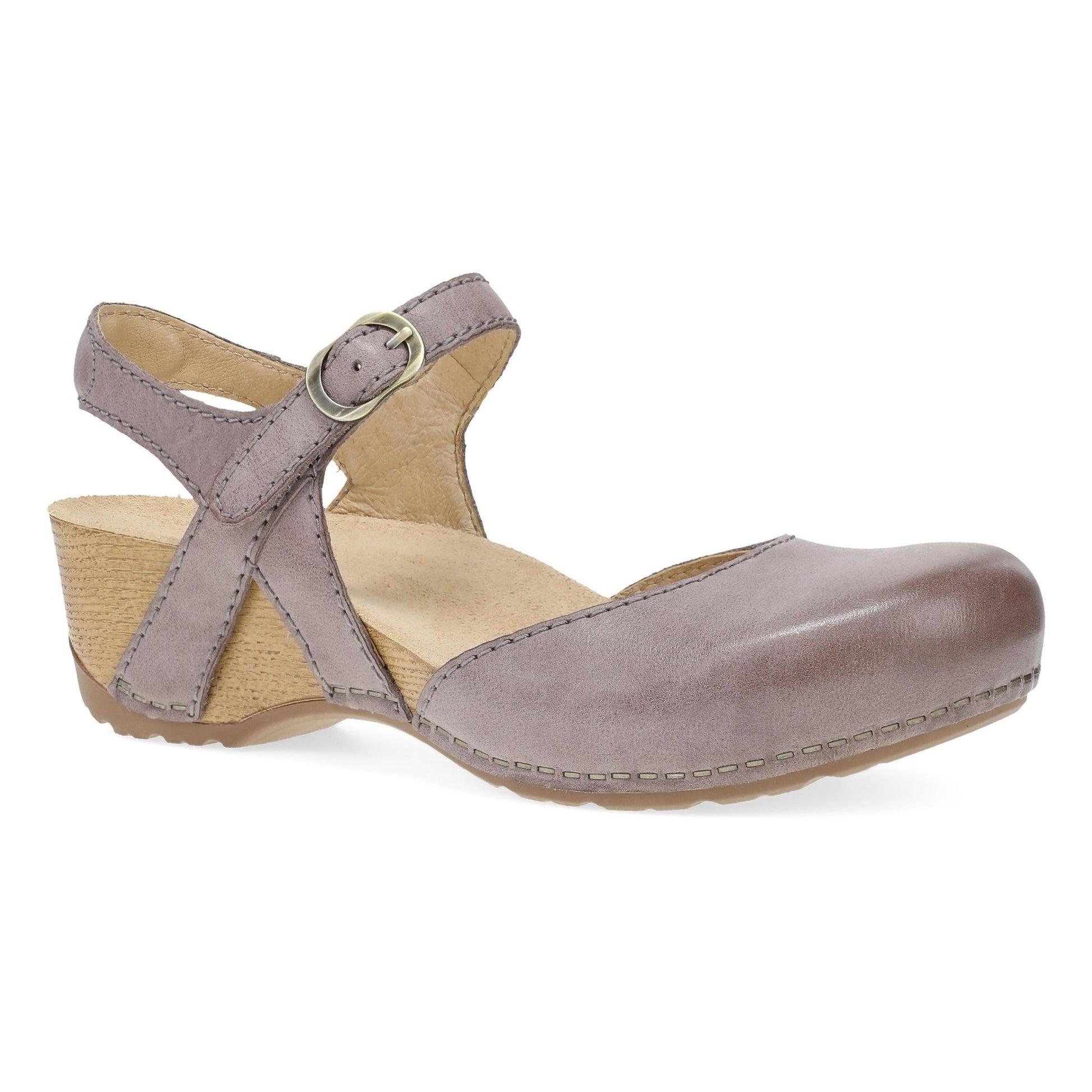 Tiffani | Milled Burnished | Dusty Lilac - Wedge - DANSKO