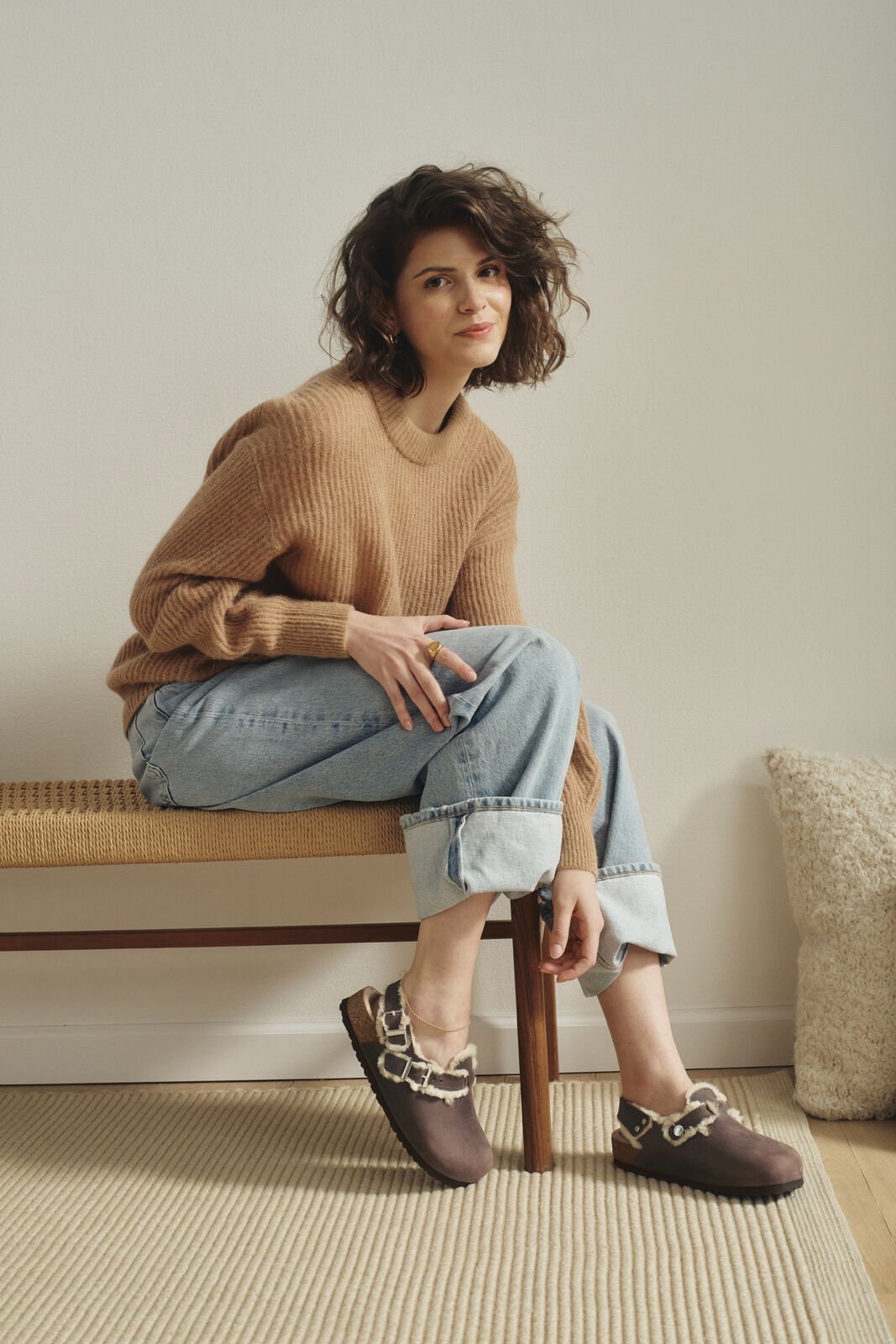 ぽん Tokio | Oiled Leather/Shearling | Habana Brown – Birkenstock