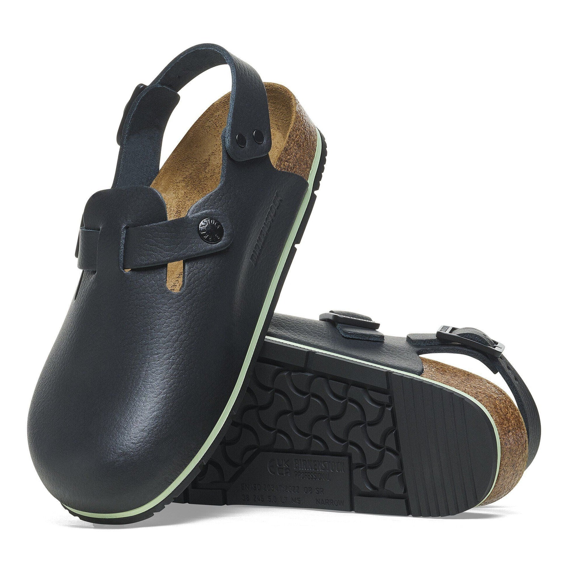 Tokio Pro | Leather | Black - clog - Birkenstock