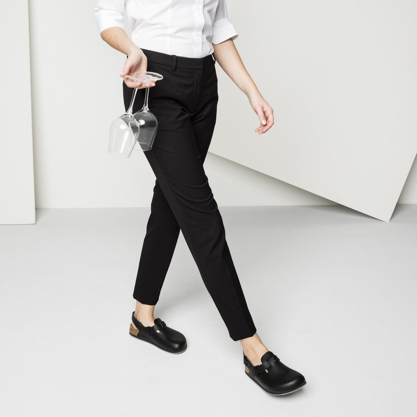 Tokio Super Grip | Leather | Black - clog - Birkenstock