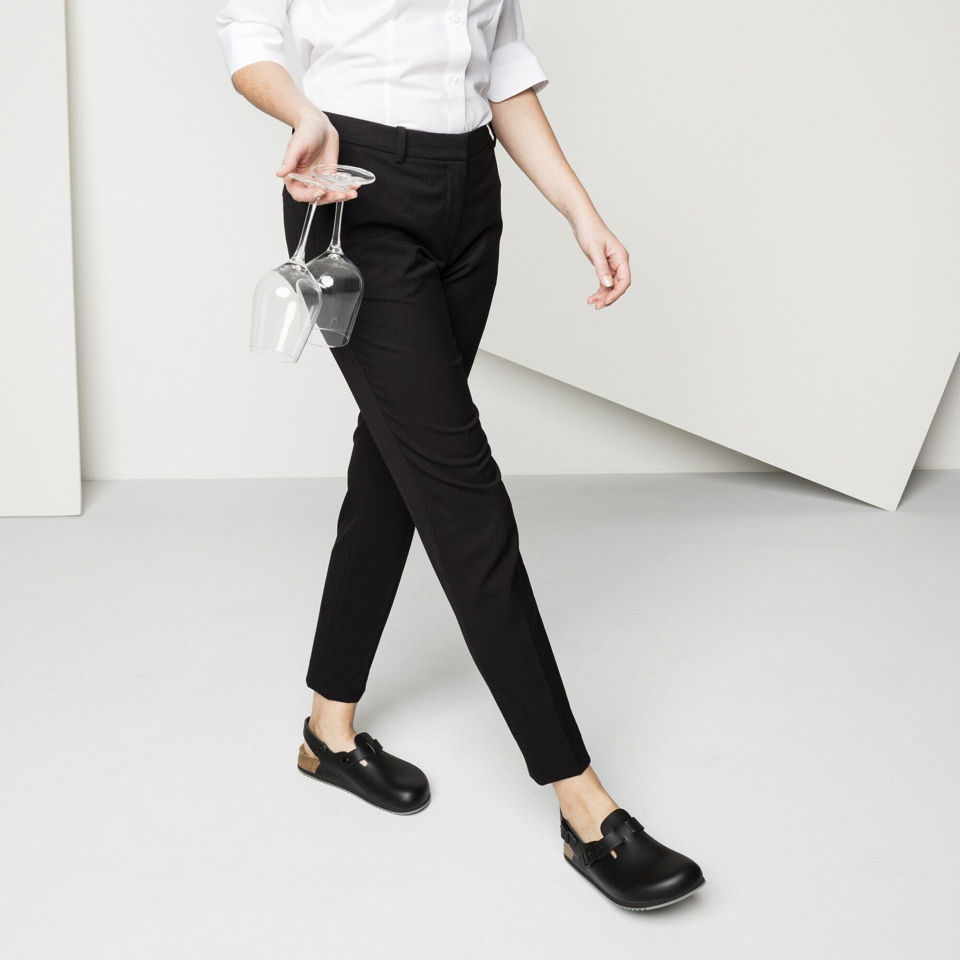 Tokio Super Grip | Leather | Black - clog - Birkenstock