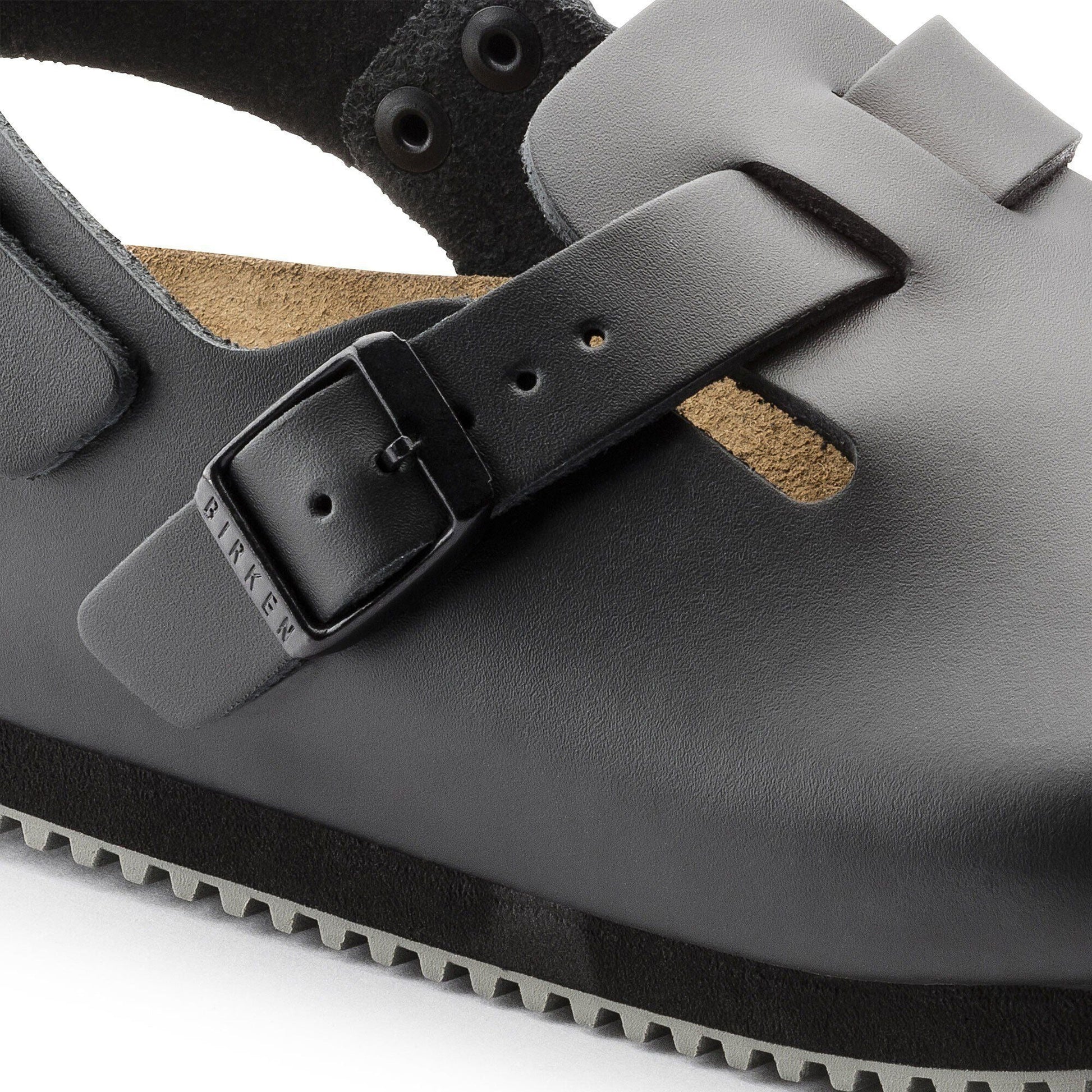 Tokio Super Grip | Leather | Black - clog - Birkenstock