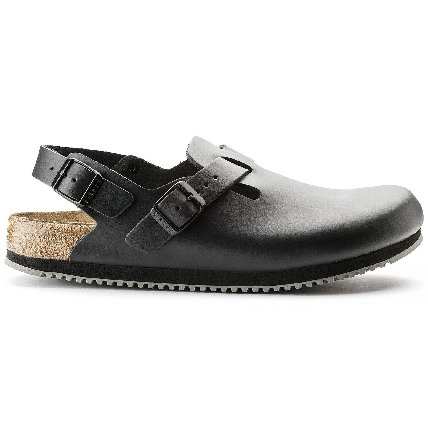 Tokio Super Grip | Leather | Black - clog - Birkenstock