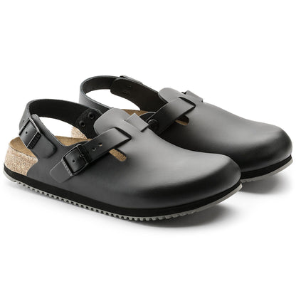 Tokio Super Grip | Leather | Black - clog - Birkenstock