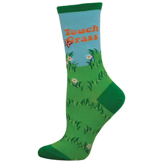 Touch Grass | Women | Green - Socks - Socksmith