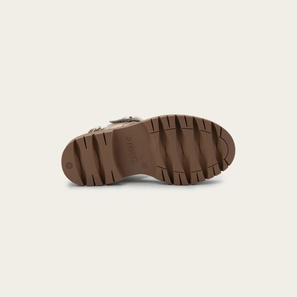 Trinity | Patent | Camel Crinkle - Sandals - Naot