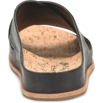 Tutsi Cross - Band | Leather | Black - sandals - Kork - Ease