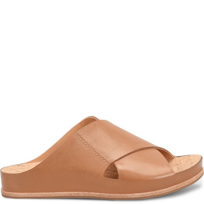 Tutsi Cross - Band | Leather | Terra Brown - sandals - Kork - Ease