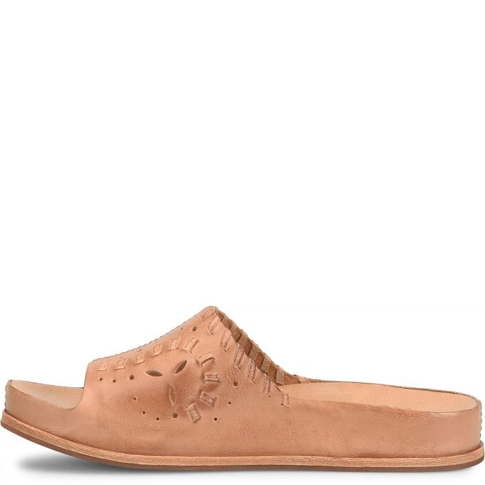 Tutsi Woven | Leather | Tan Brown - sandals - Kork - Ease