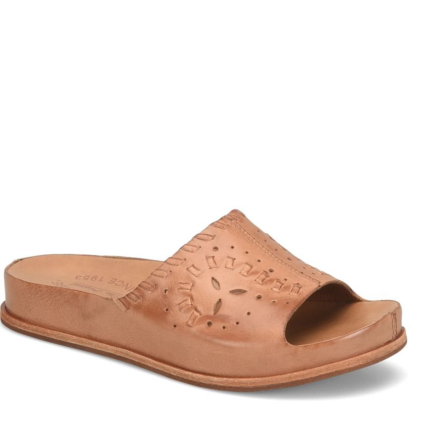 Tutsi Woven | Leather | Tan Brown - sandals - Kork - Ease