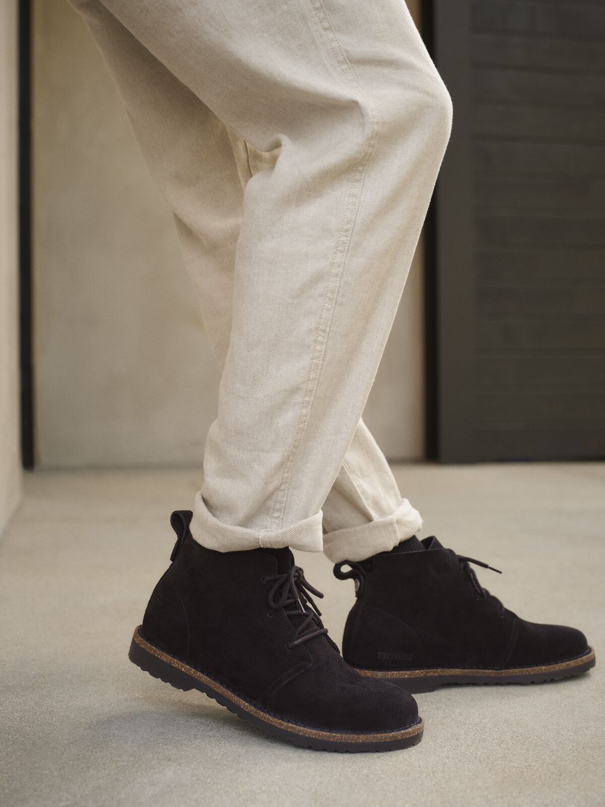 Uppsala Mid | Suede | Black - Boot - Birkenstock