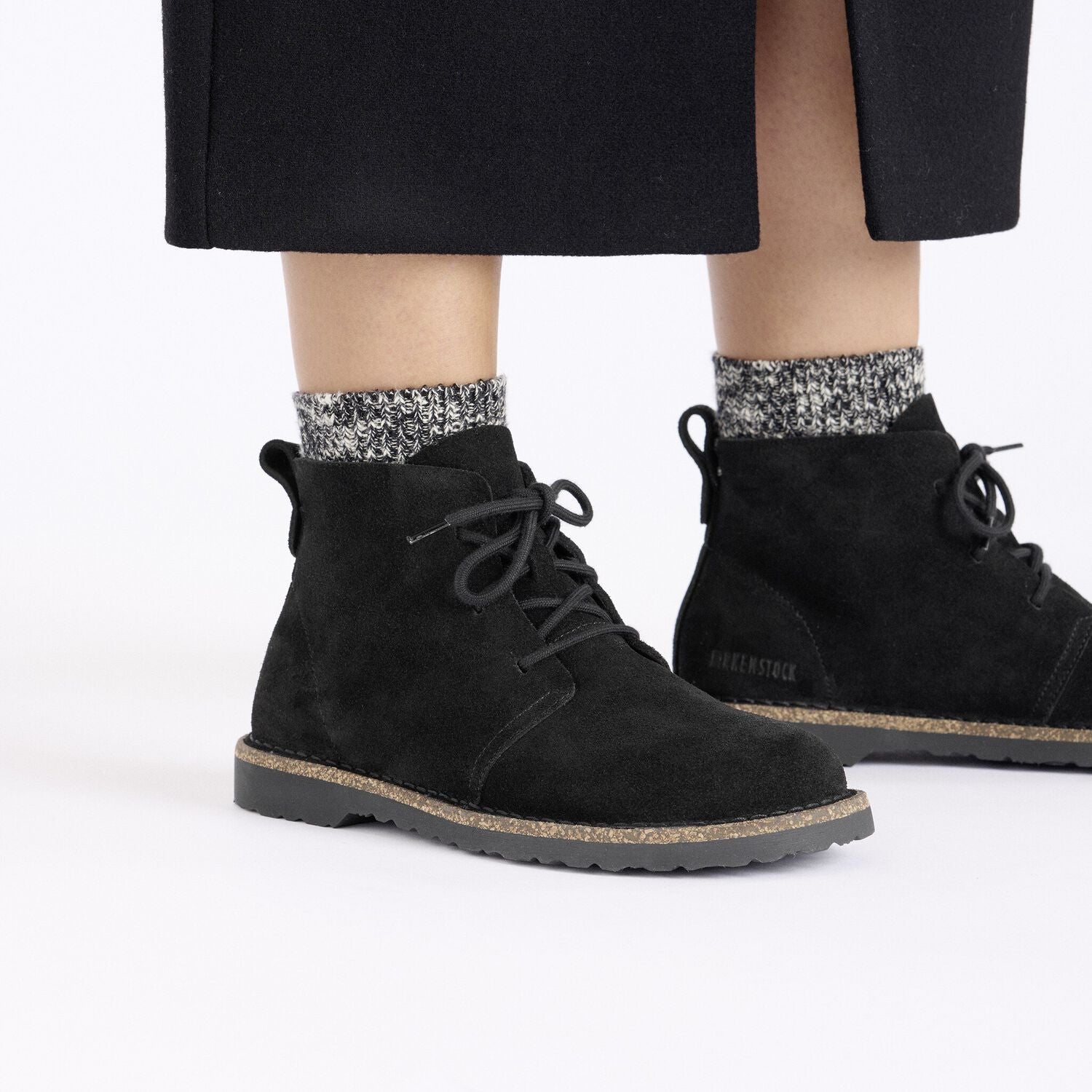 Uppsala Mid | Women | Suede | Black - Boot - Birkenstock