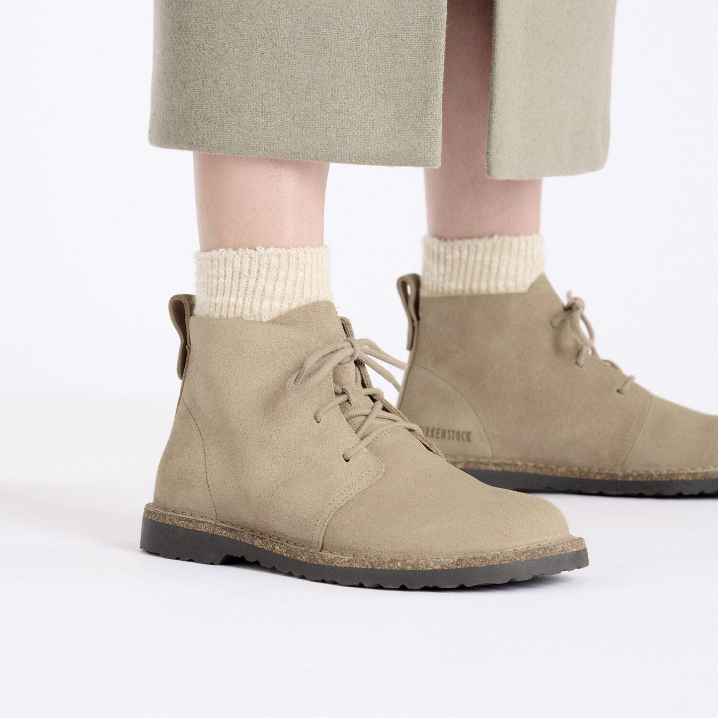 Uppsala Mid | Women | Suede | Taupe - Boot - Birkenstock