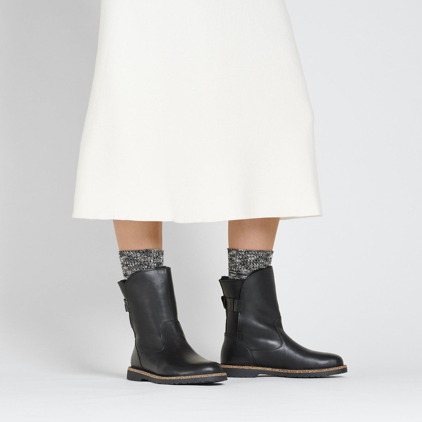 Uppsala Shearling | Leather/Shearling | Black - Boot - Birkenstock