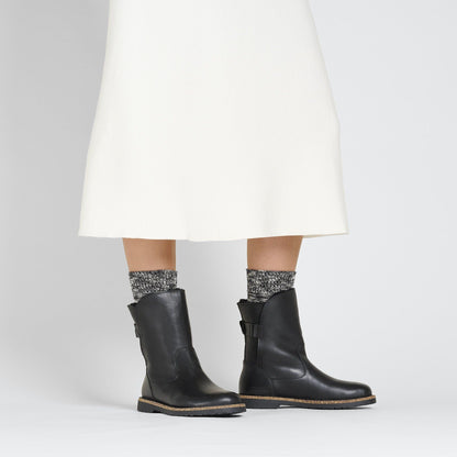 Uppsala Shearling | Leather/Shearling | Black - Boot - Birkenstock