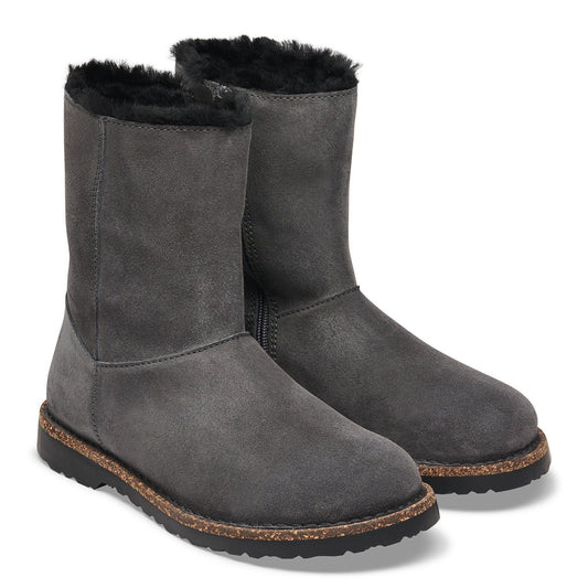 Uppsala Zip Shearling | Suede | Charcoal - Boot - Birkenstock