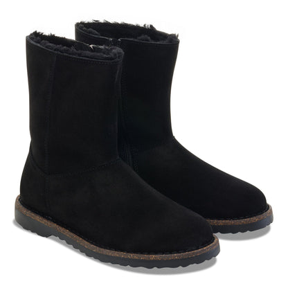 Uppsala Zip Shearling | Suede/Shearling | Black - Boot - Birkenstock