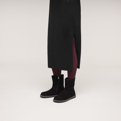 Uppsala Zip Shearling | Suede/Shearling | Black - Boot - Birkenstock