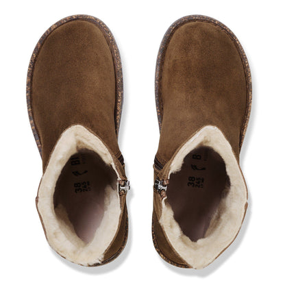 Uppsala Zip Shearling | Suede/Shearling | Dark Tea - Boot - Birkenstock