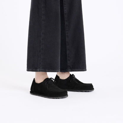 Utti Lace | Men | Suede | Black - shoe - Birkenstock