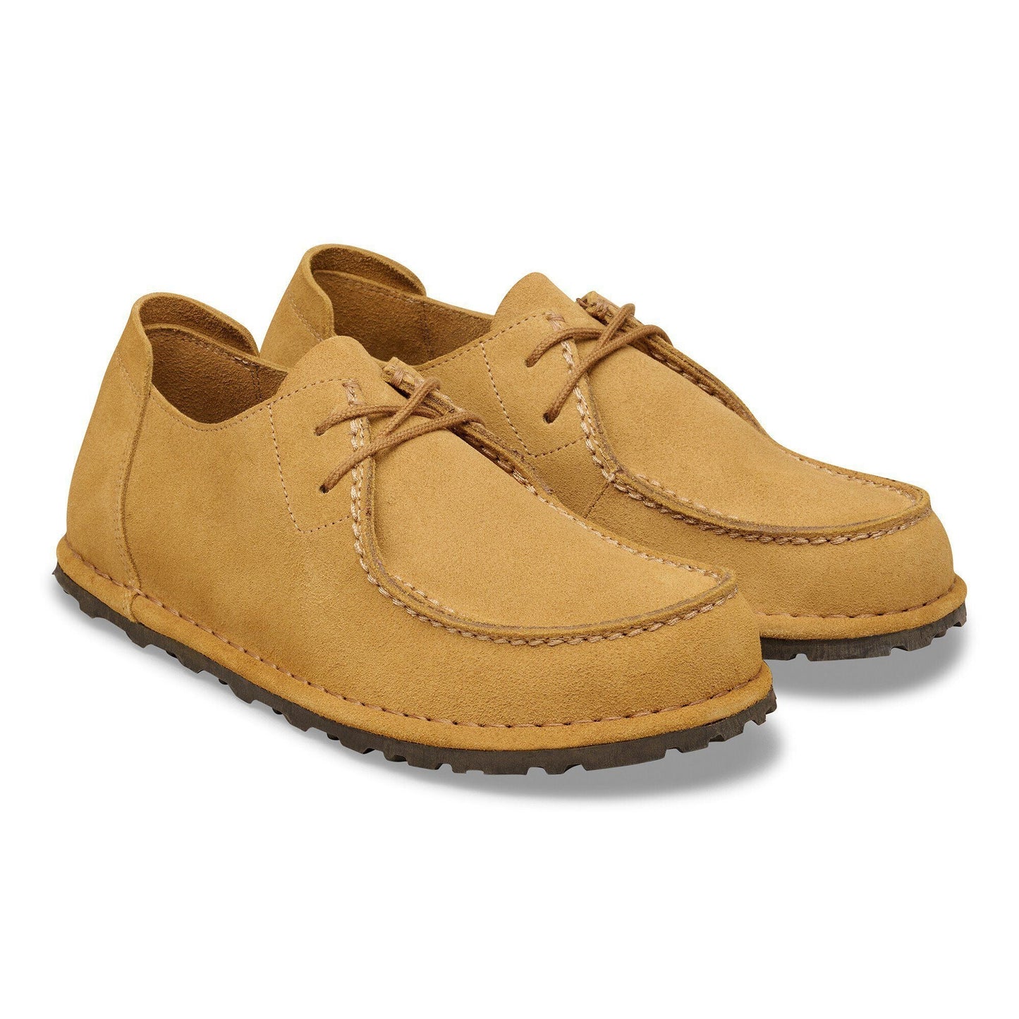 Utti Lace | Men | Suede | Cork Brown - shoe - Birkenstock