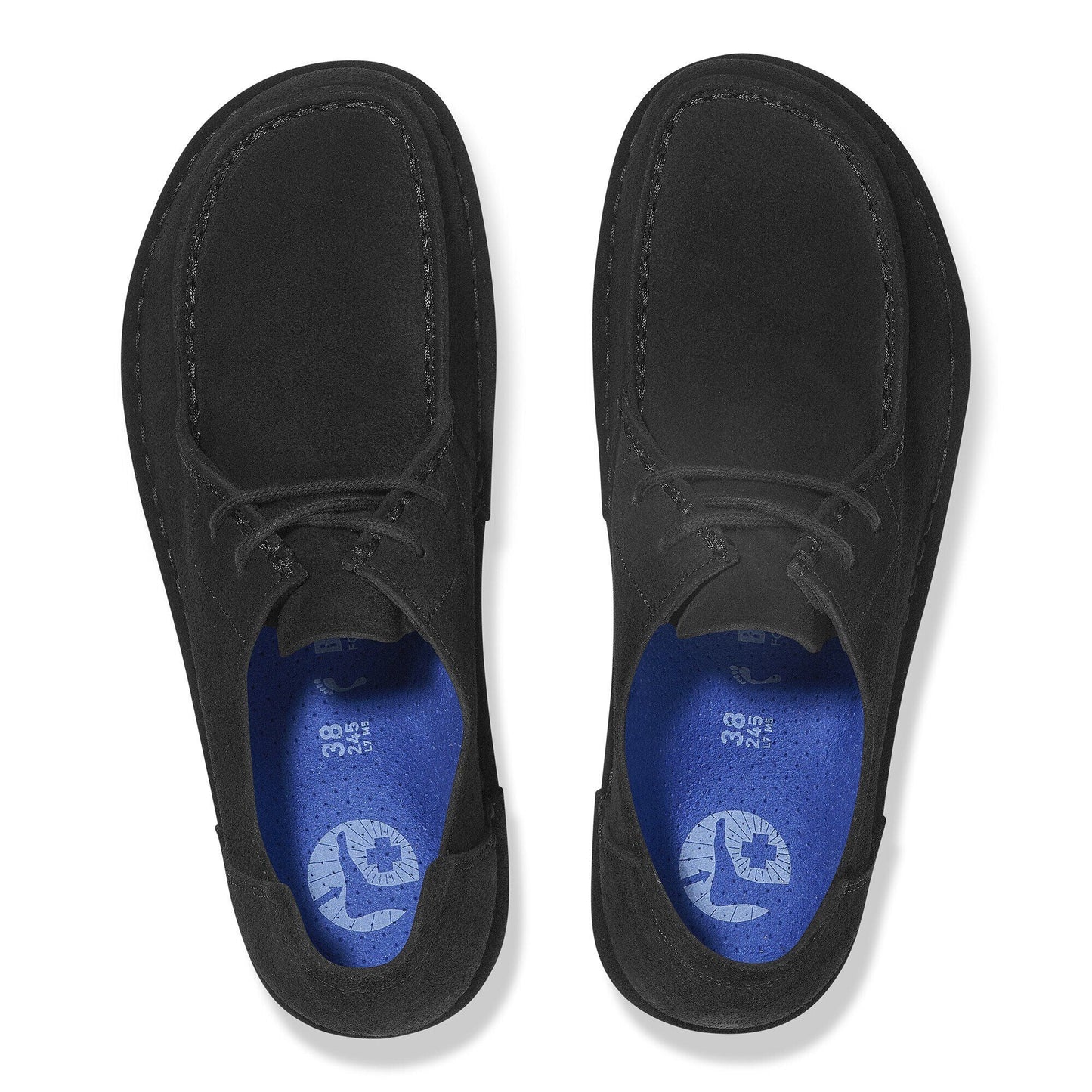 Utti Lace | Suede | Black - shoe - Birkenstock