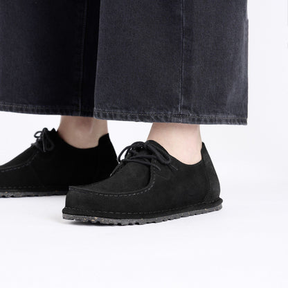 Utti Lace | Suede | Black - shoe - Birkenstock